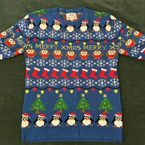 Y2k knitted penguin sweater - Picture 2 of 4